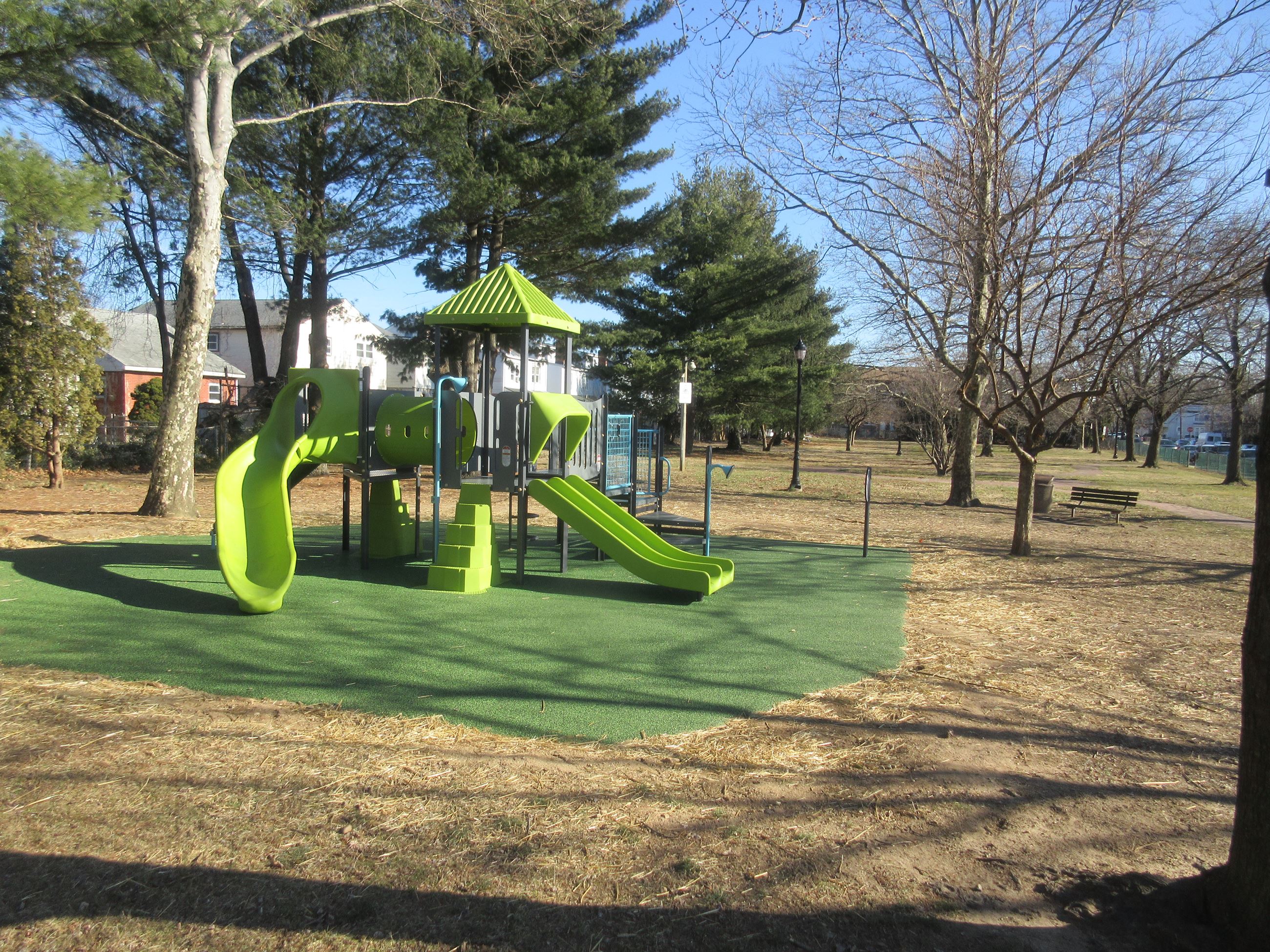 Interior view of the activity center at Connecticut Avenue Park.