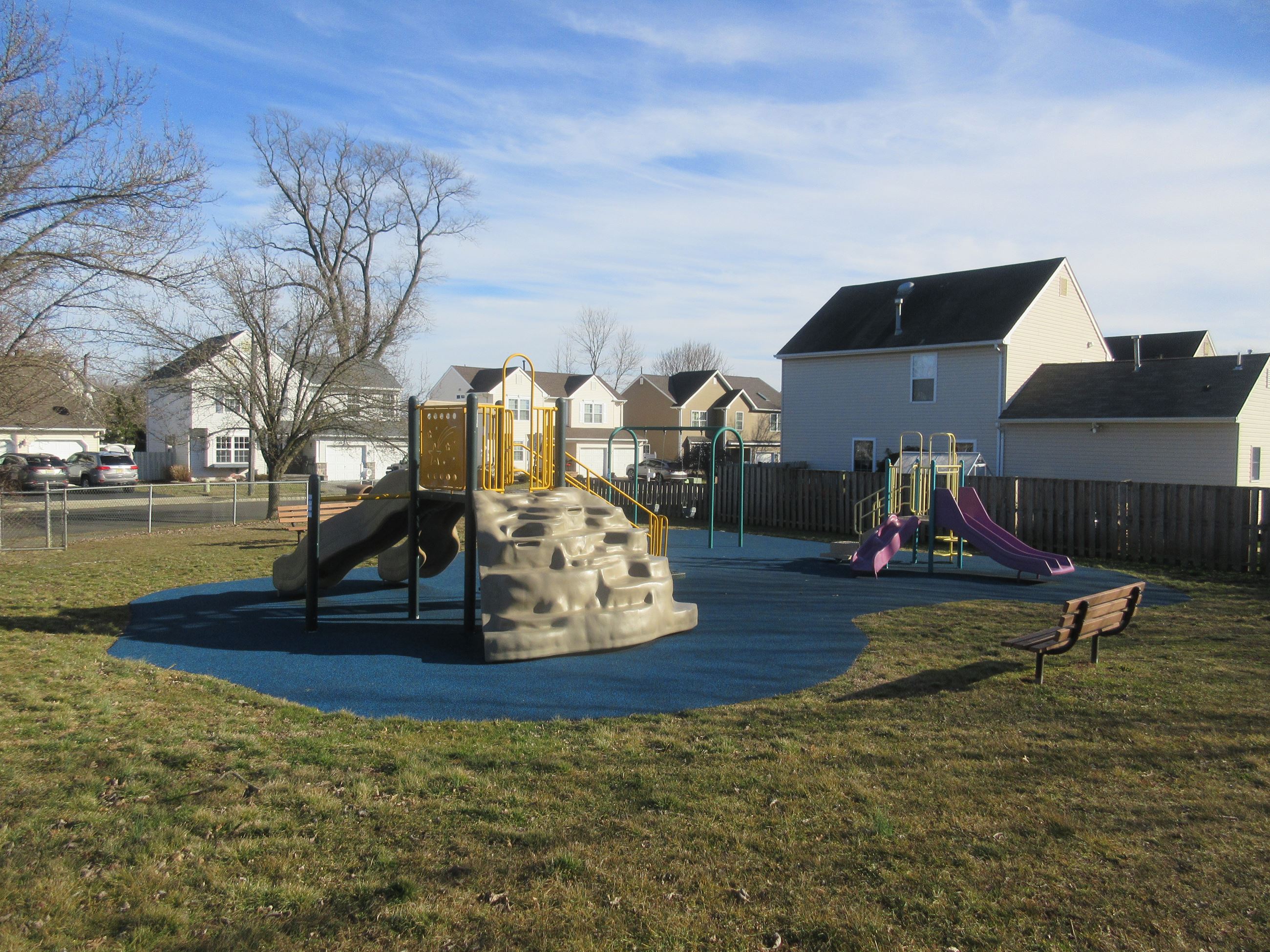 View of the park from Cornflower Road.
