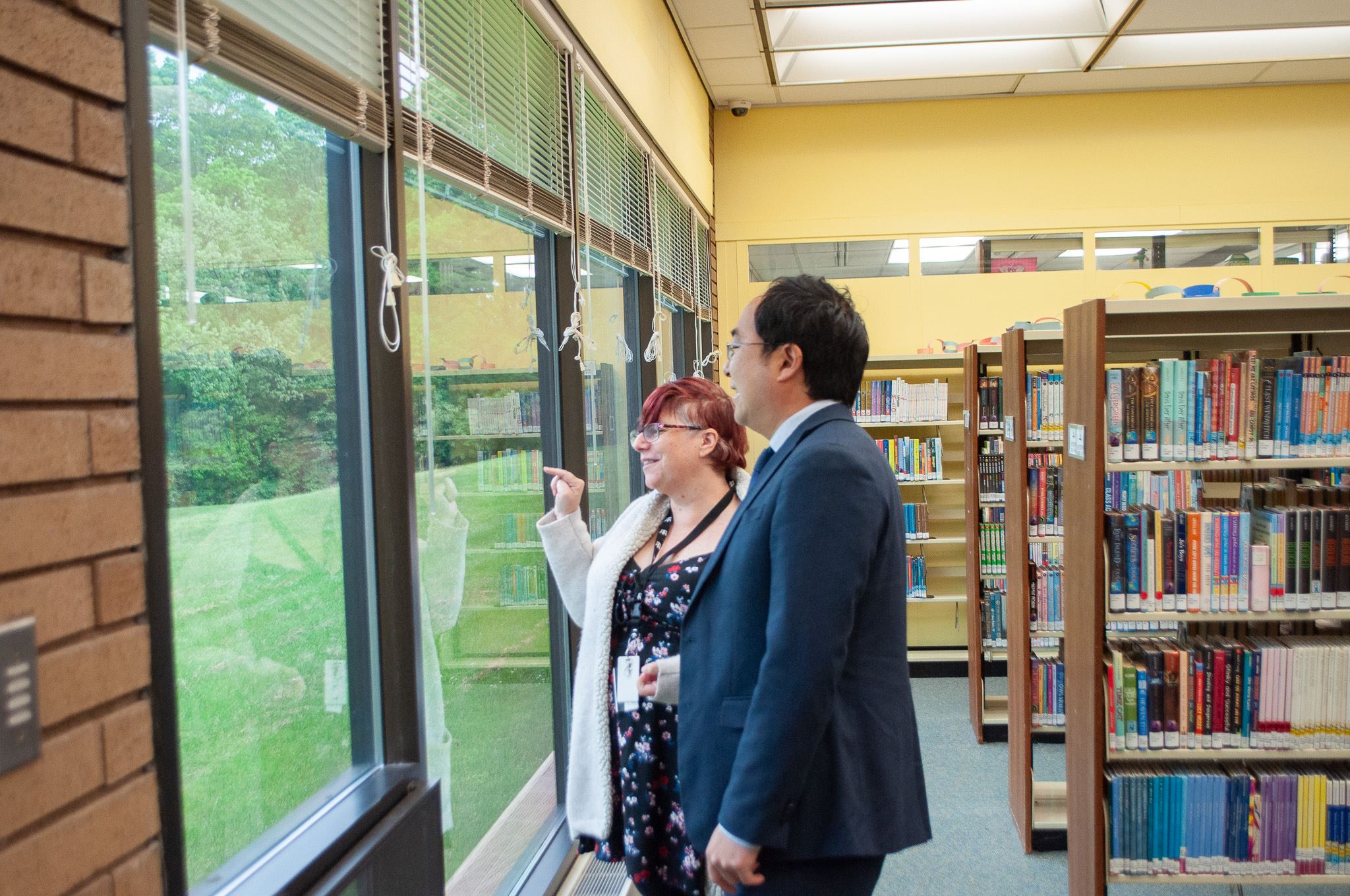 Congressman Kim at the Public Library