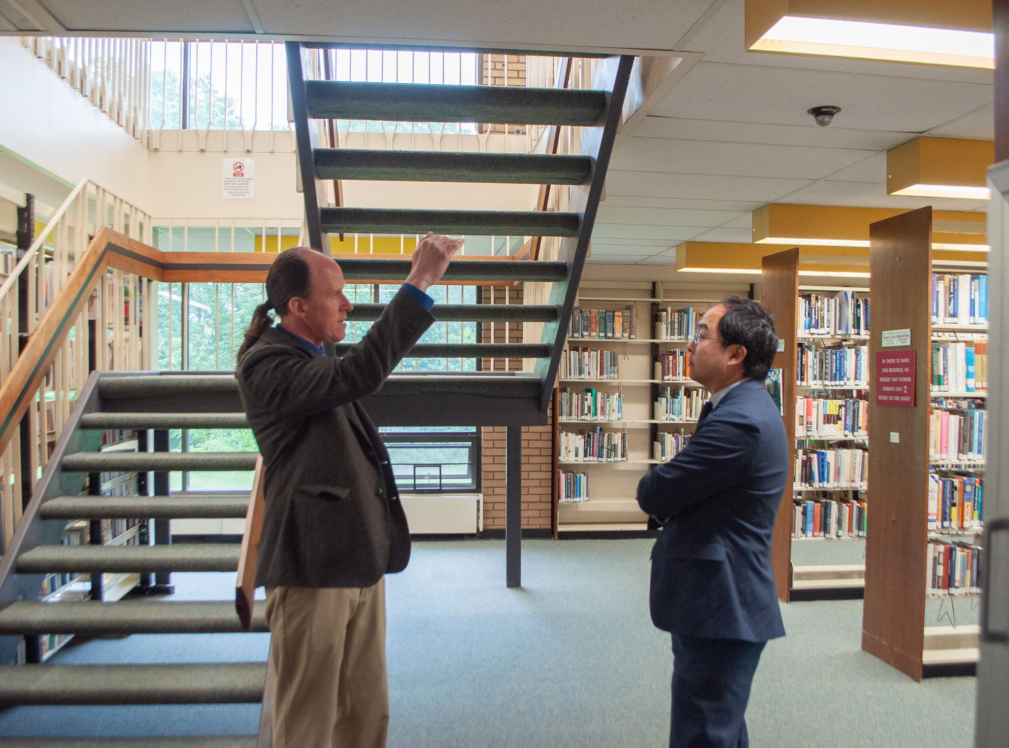 Public Library Visit with Congressman Kim