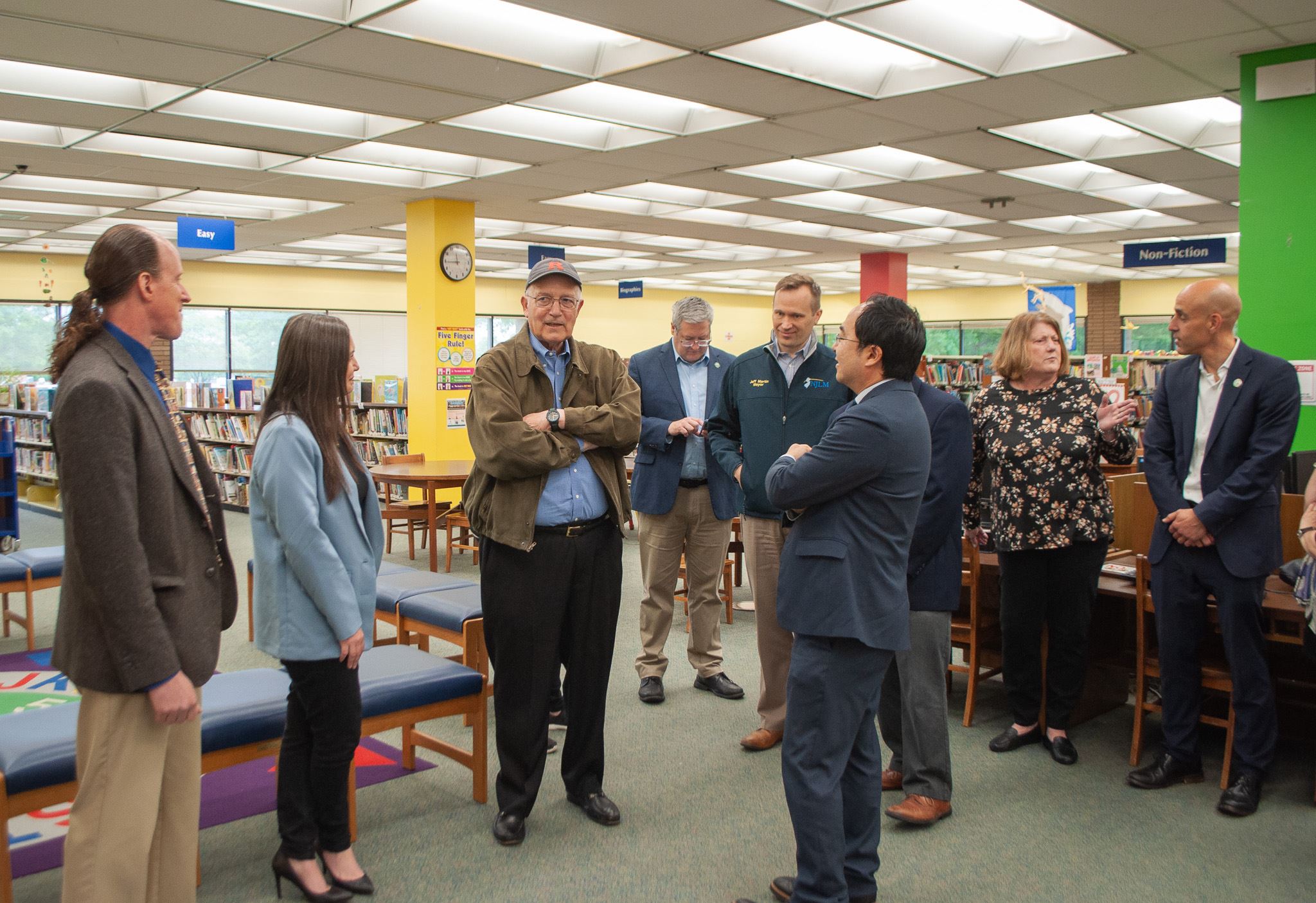 Public Library Visit with Congressman Kim