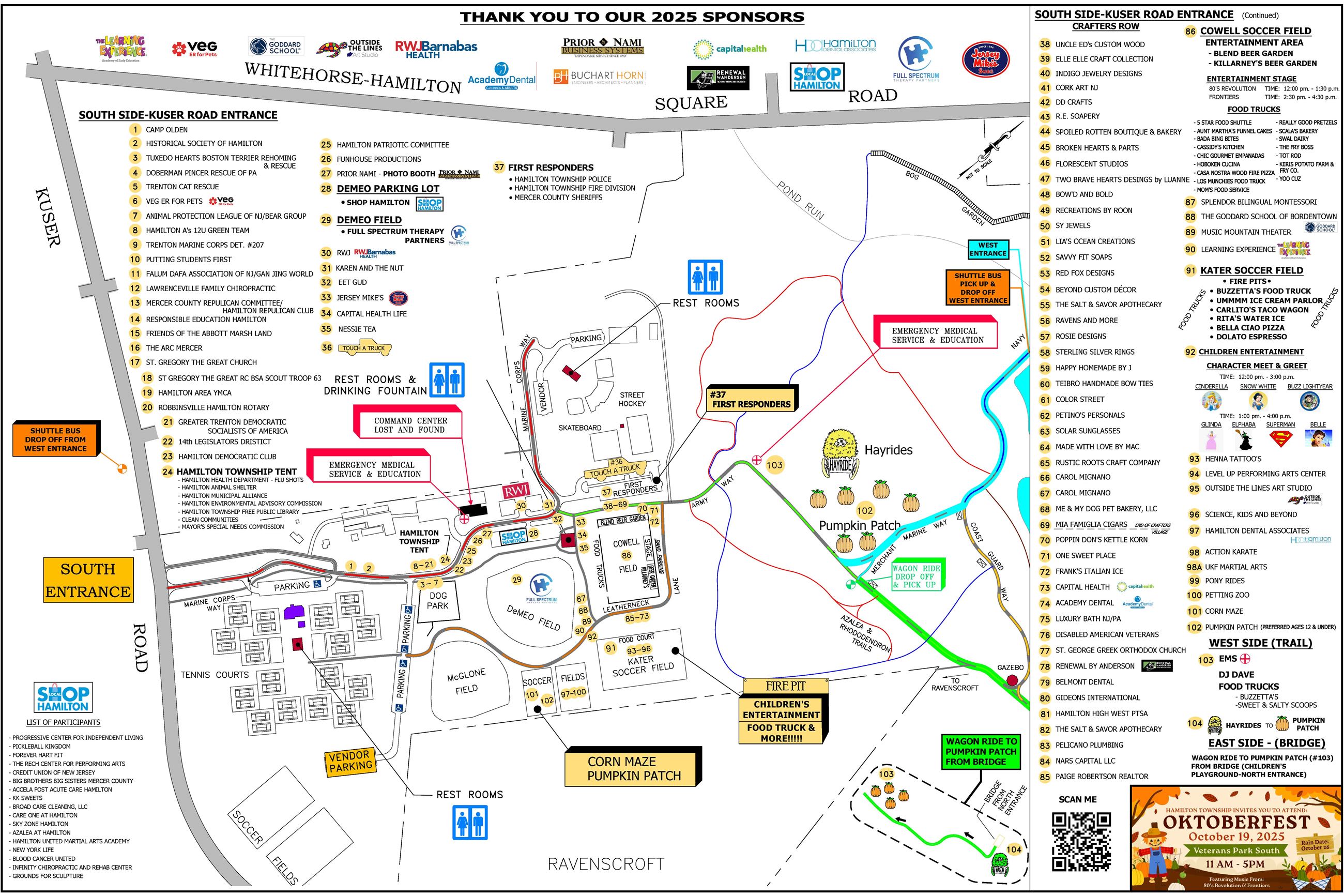 2025 Oktoberfest Map
